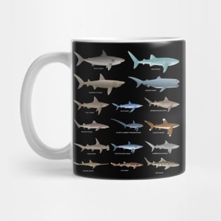 Marine Biologist Biology Sharks Fathers Day Gift Funny Retro Vintage Mug